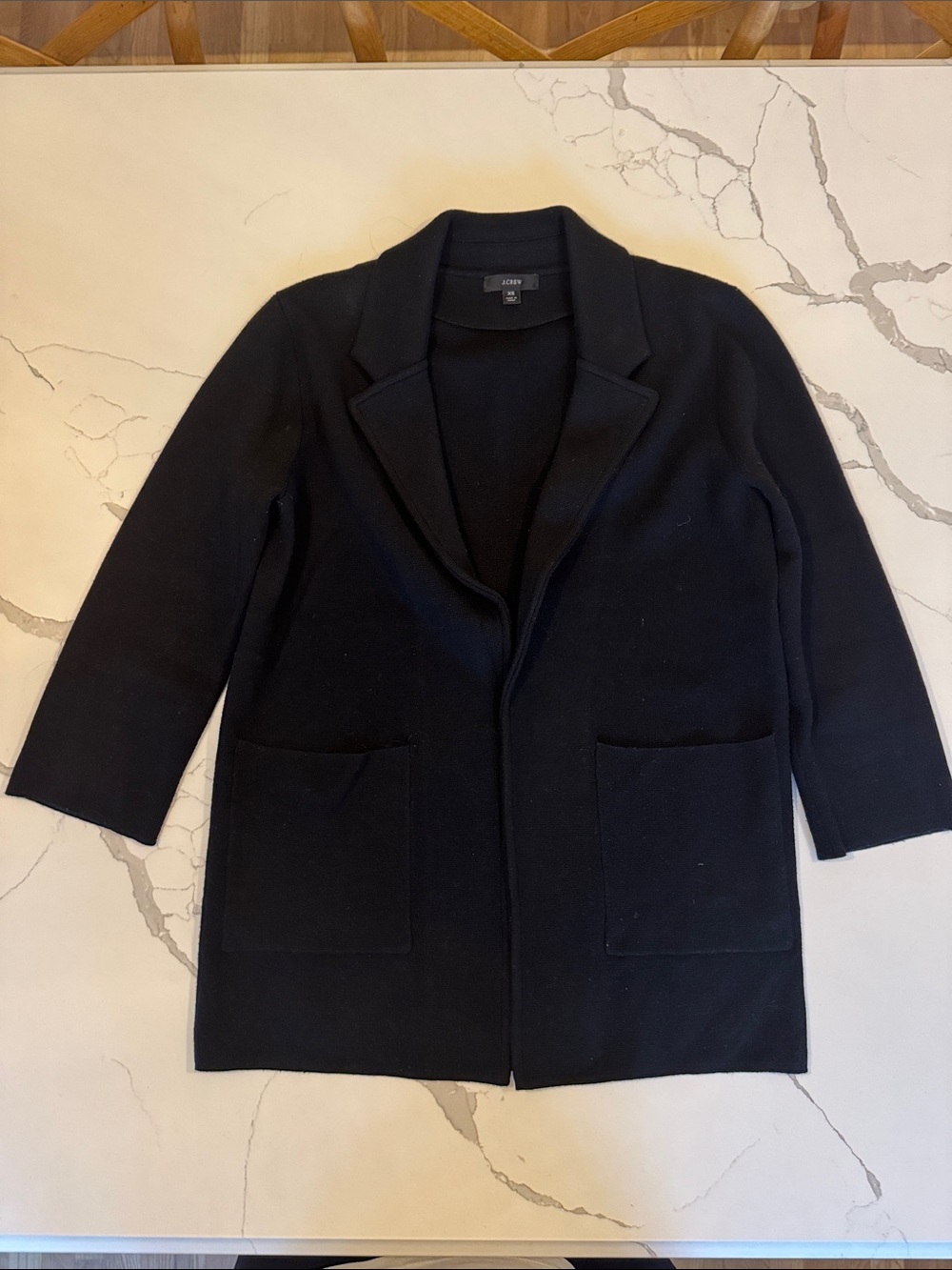 J. Crew Light Gray Knit Blazer